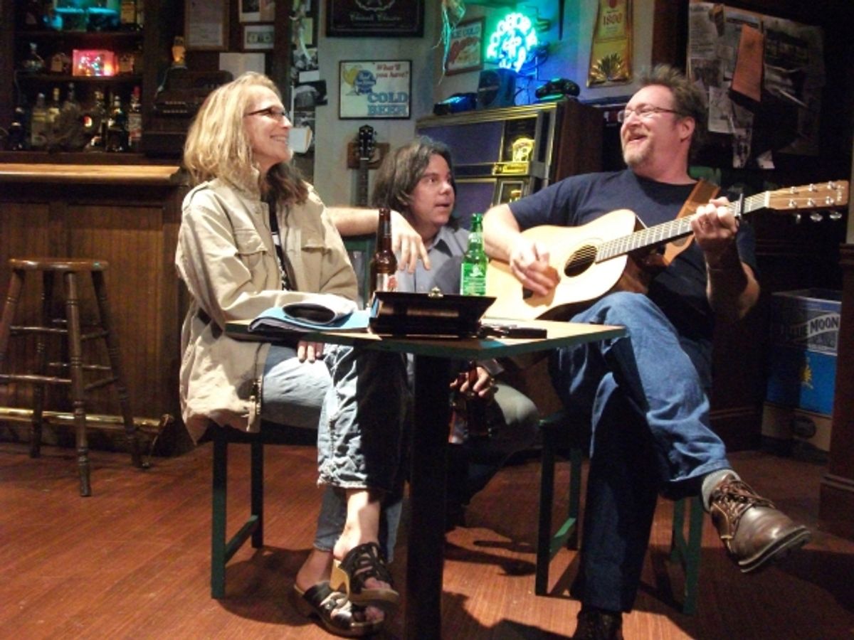 Jan Lucas-Grimm, Tim Brickley and Tim Grimm at 